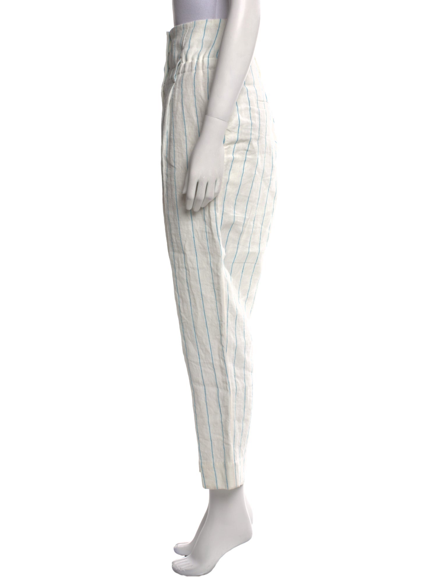 Brunello Cucinelli Linen Straight Leg Pants