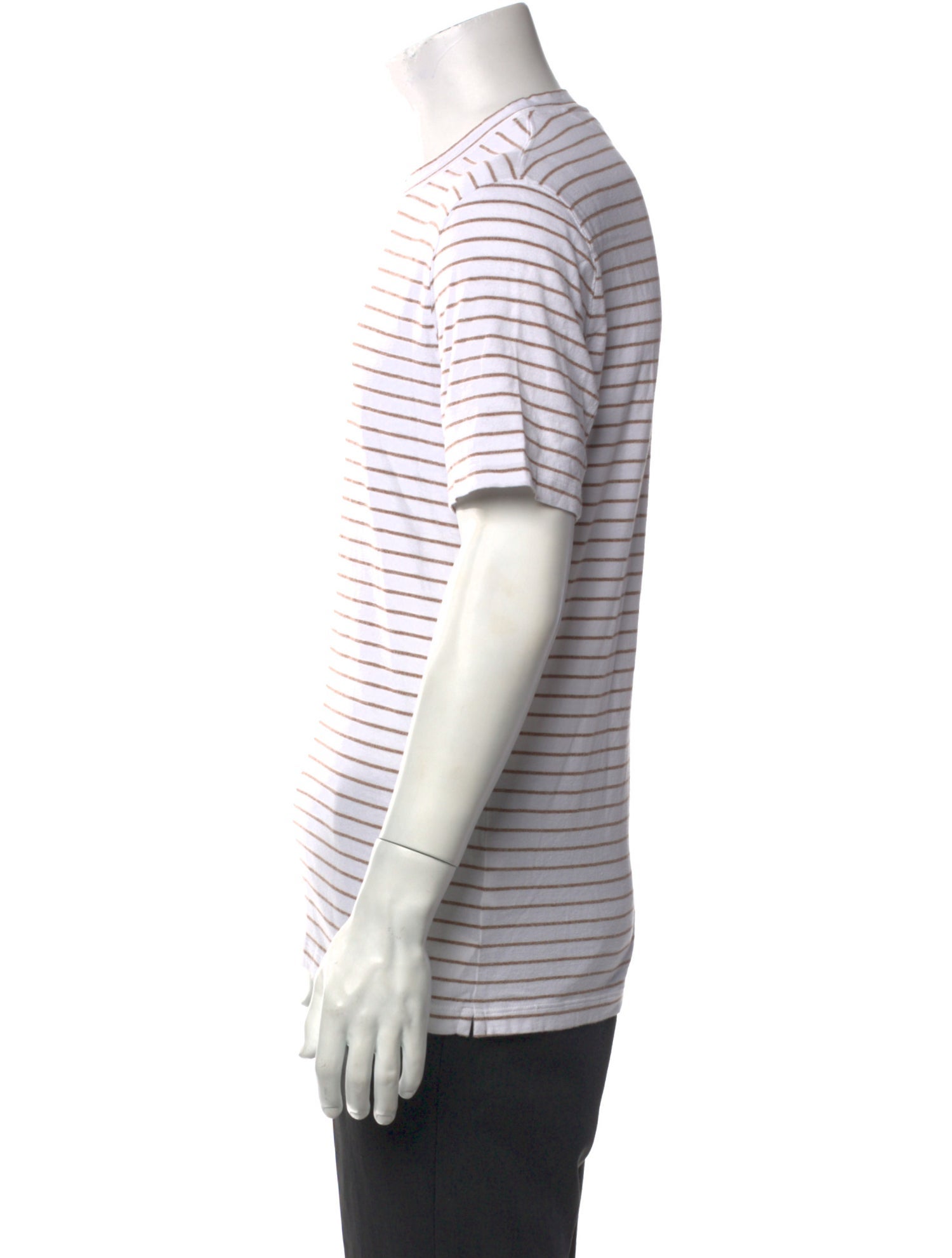 Brunello Cucinelli Striped Crew Neck T-Shirt