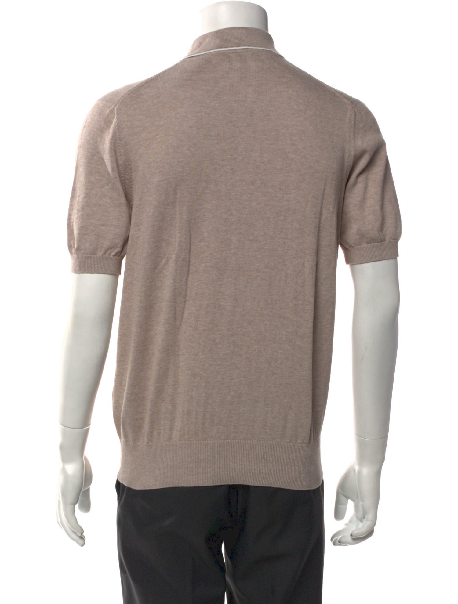 Brunello Cucinelli Collar Short Sleeve Polo Shirt