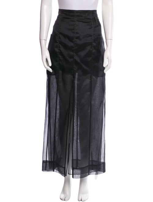Brunello Cucinelli Silk Long Skirt