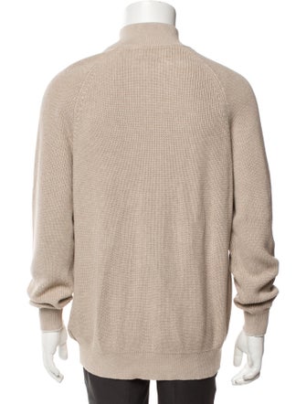 Brunello Cucinelli Mock Neck Long Sleeve Cardigan