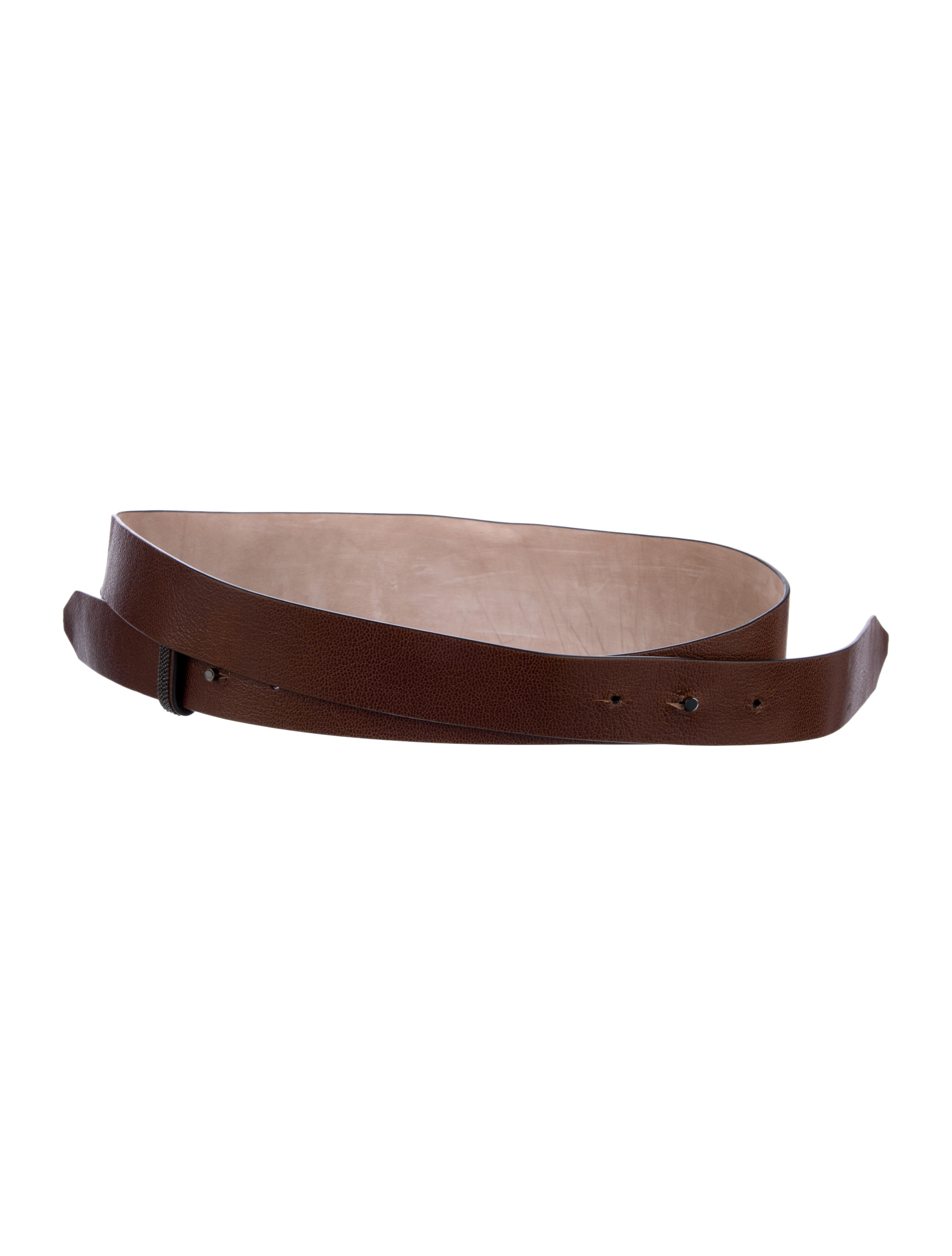 Brunello Cucinelli Wide Leather Belt