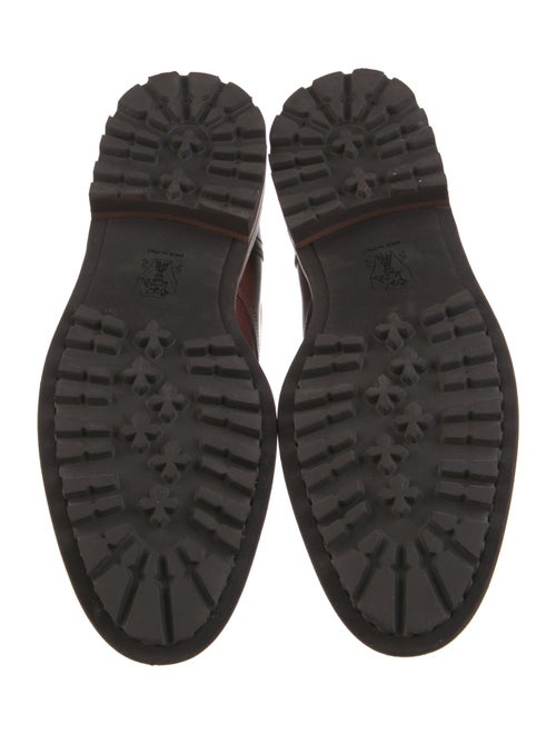 Brunello Cucinelli Leather Combat Boots