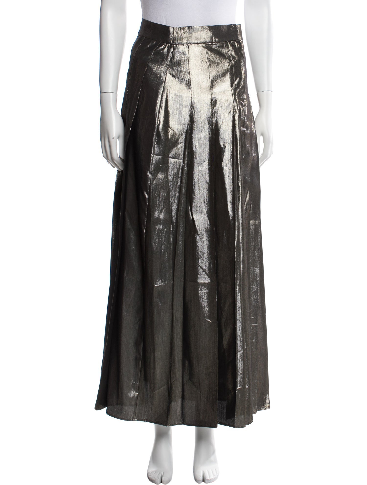 Brunello Cucinelli Silk Long Skirt