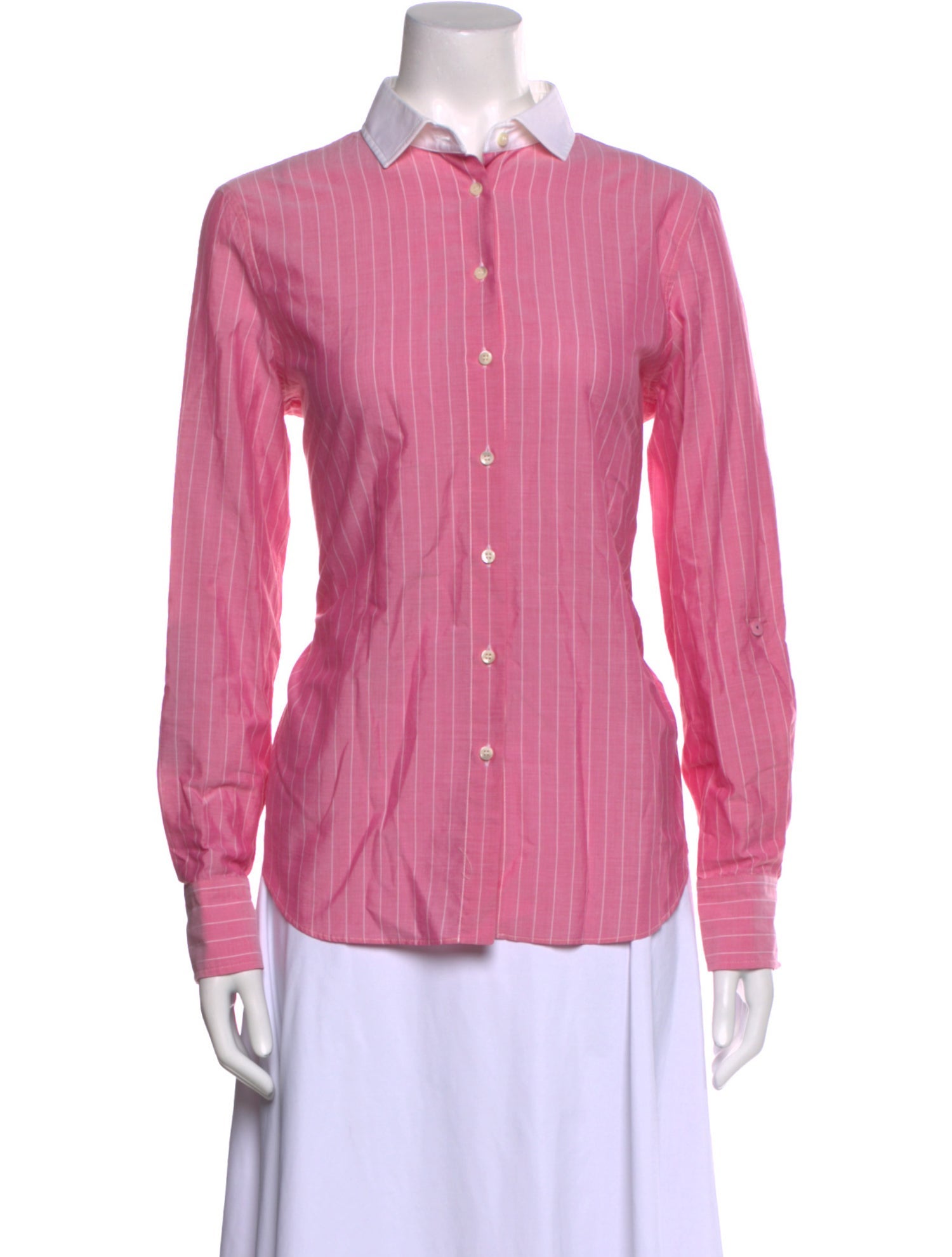 Brunello Cucinelli Long Sleeve Button-Up Top w/ Tags