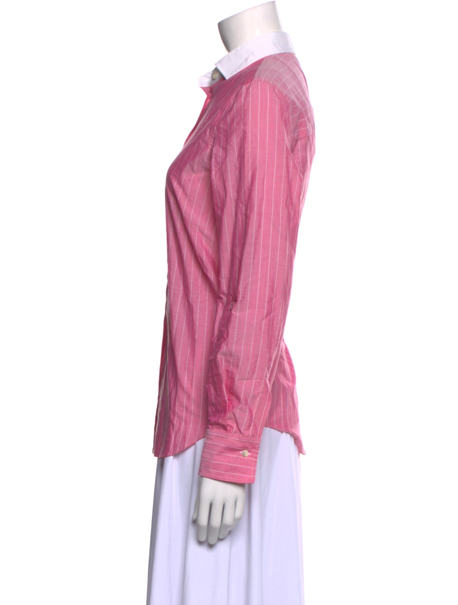 Brunello Cucinelli Long Sleeve Button-Up Top w/ Tags