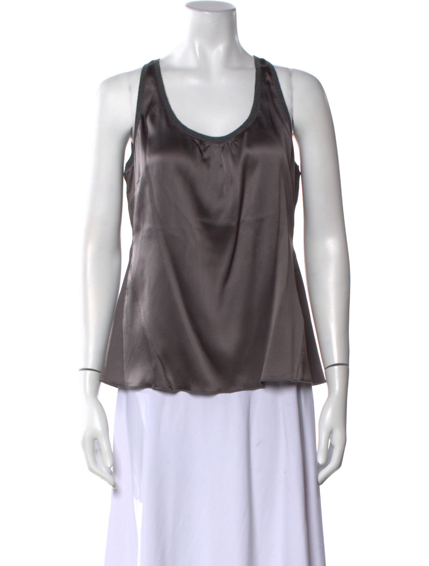 Brunello Cucinelli Cashmere Scoop Neck Top