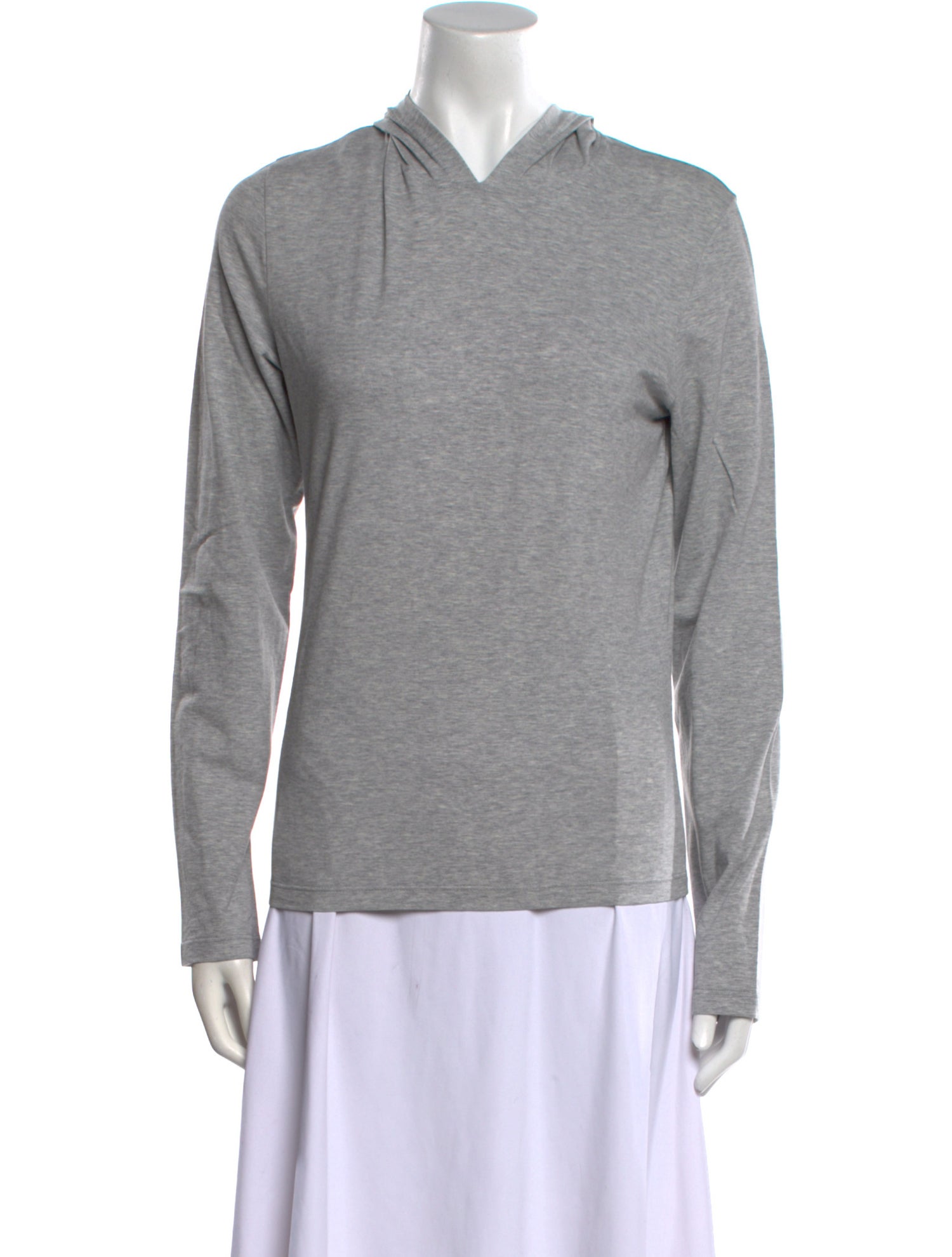 Brunello Cucinelli V-Neck Long Sleeve Sweatshirt