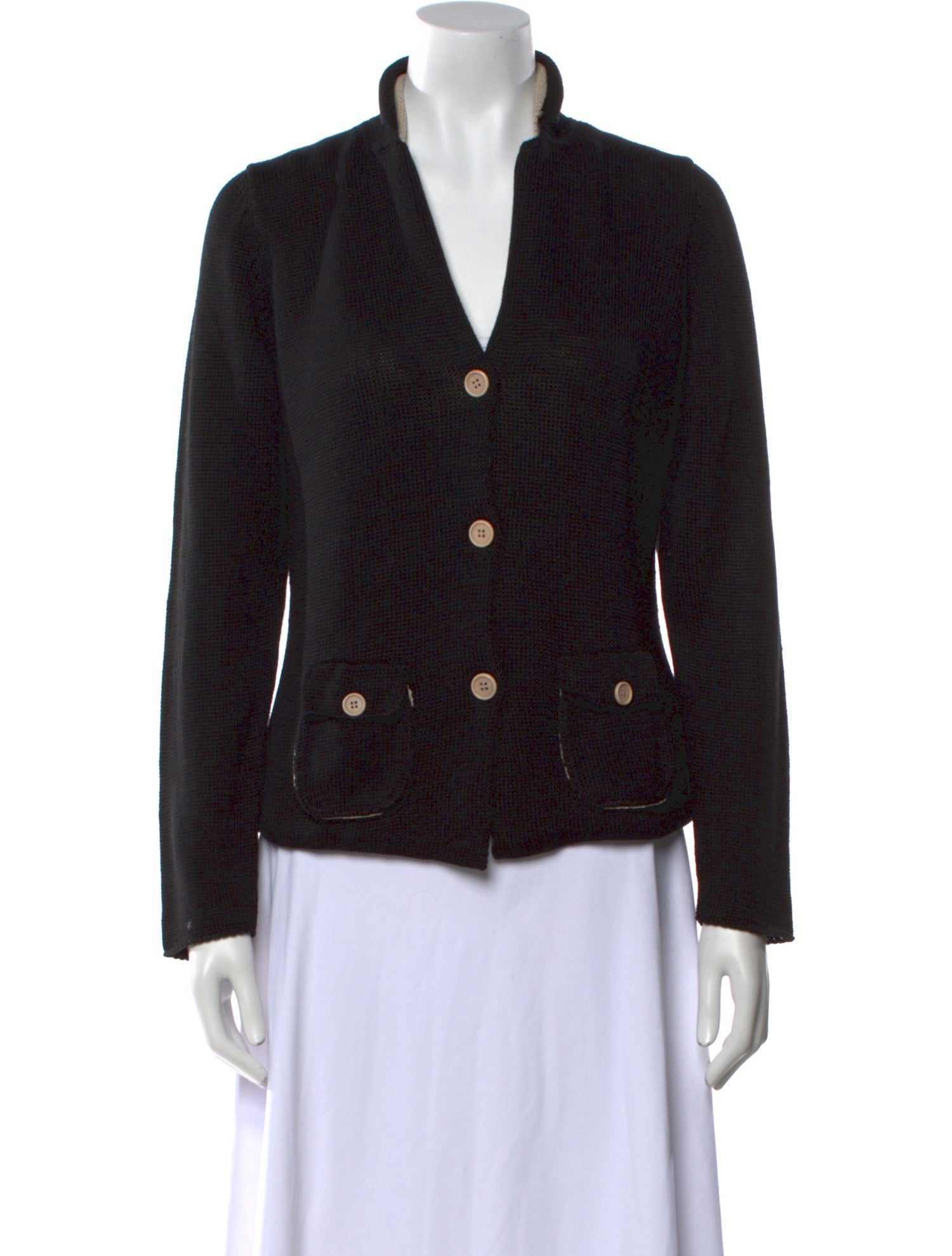 Brunello Cucinelli Linen Mock Neck Sweater