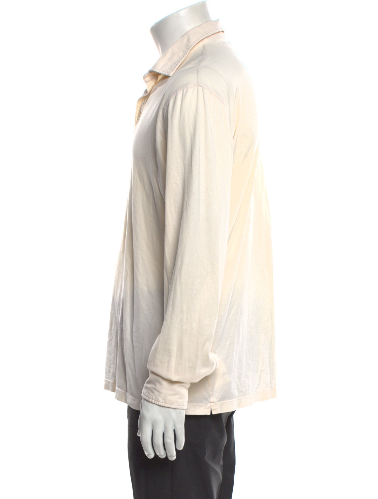 Brunello Cucinelli Collar Long Sleeve Polo Shirt