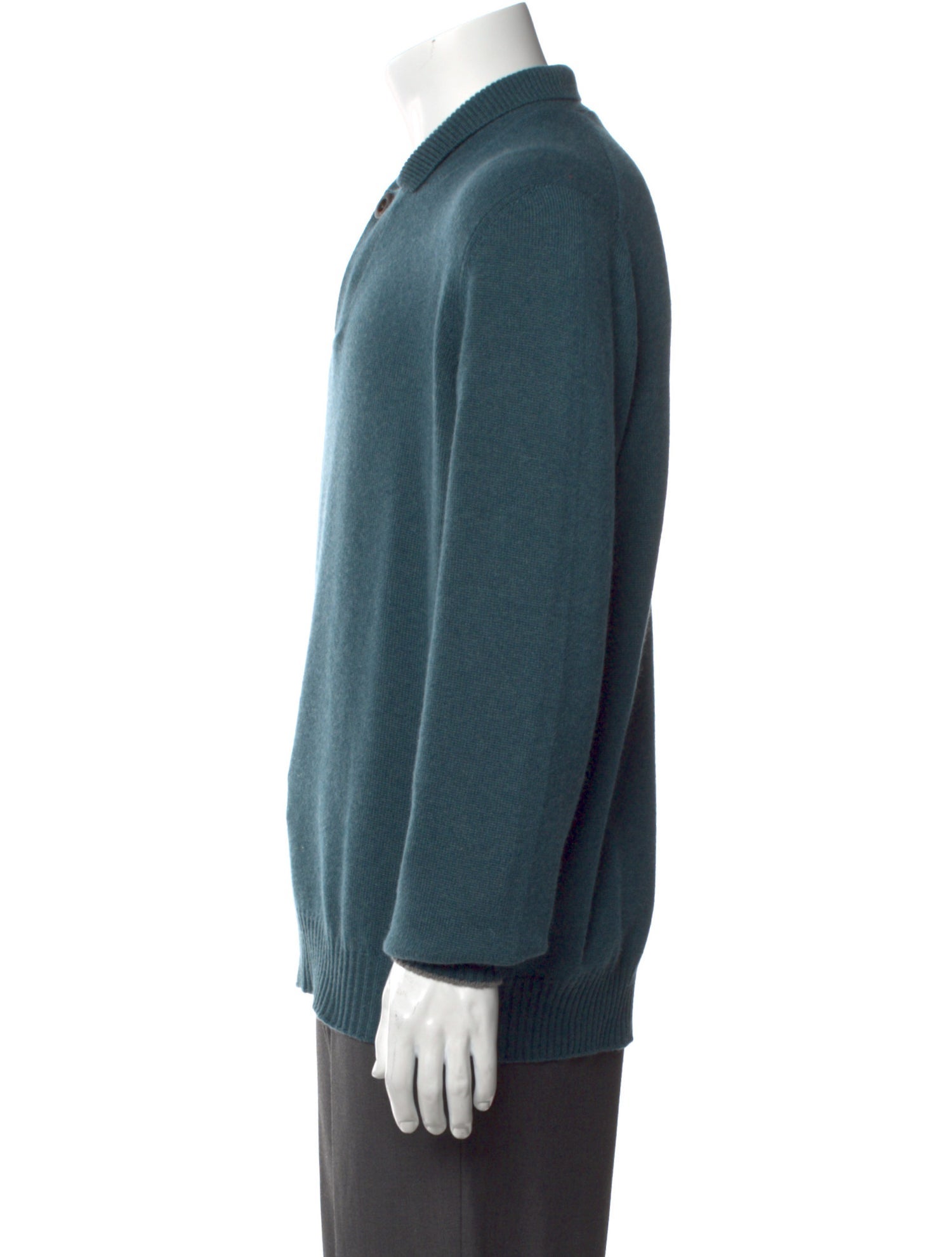 Brunello Cucinelli Cashmere Collar Polo Sweater