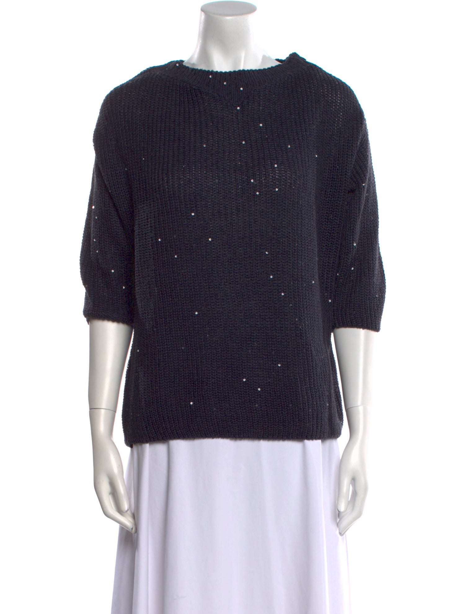 Brunello Cucinelli Bateau Neckline Sweater