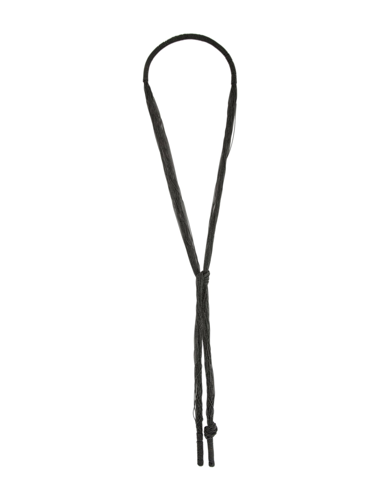 Brunello Cucinelli Monili Bead Lariat Necklace