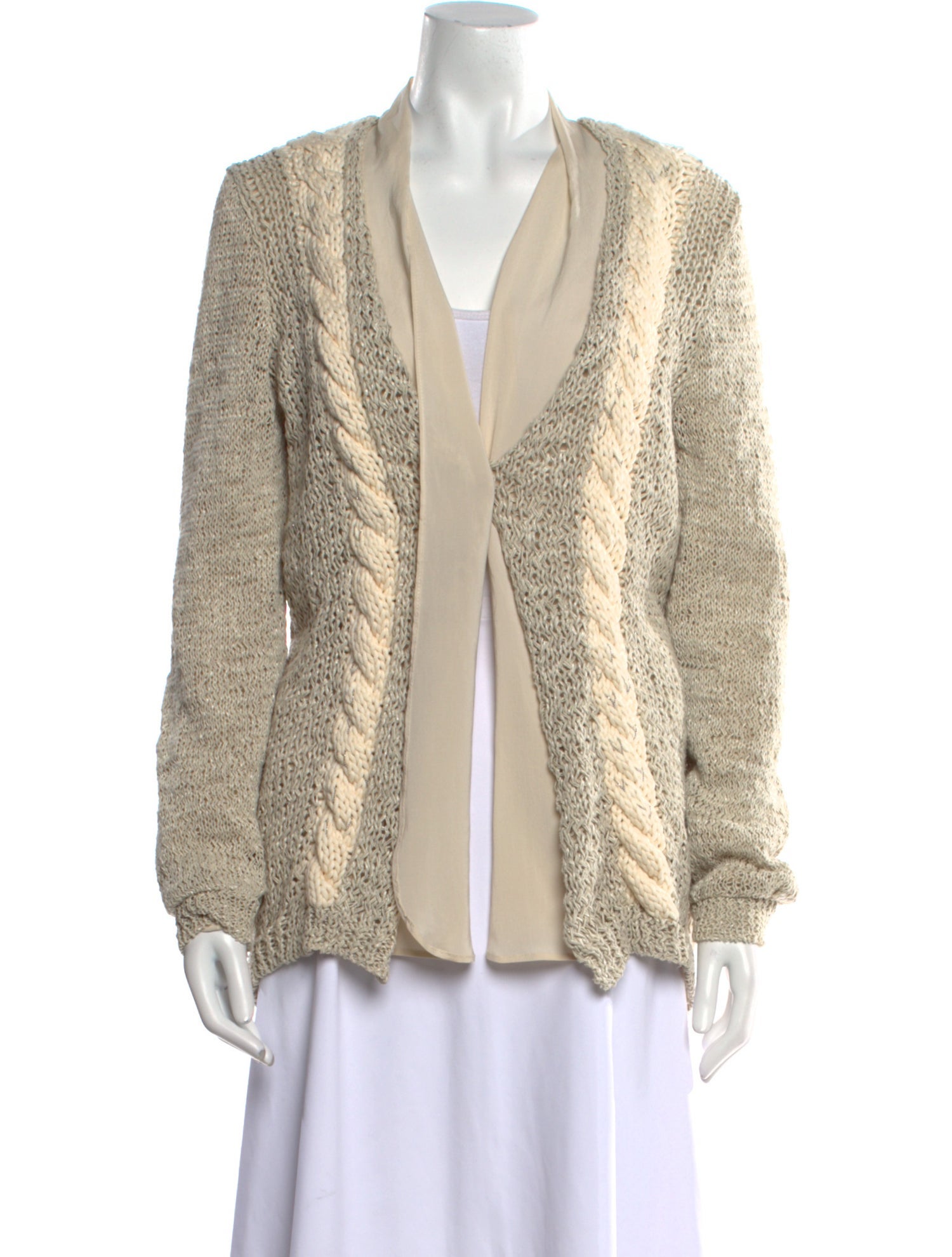 Brunello Cucinelli Open Front Sweater