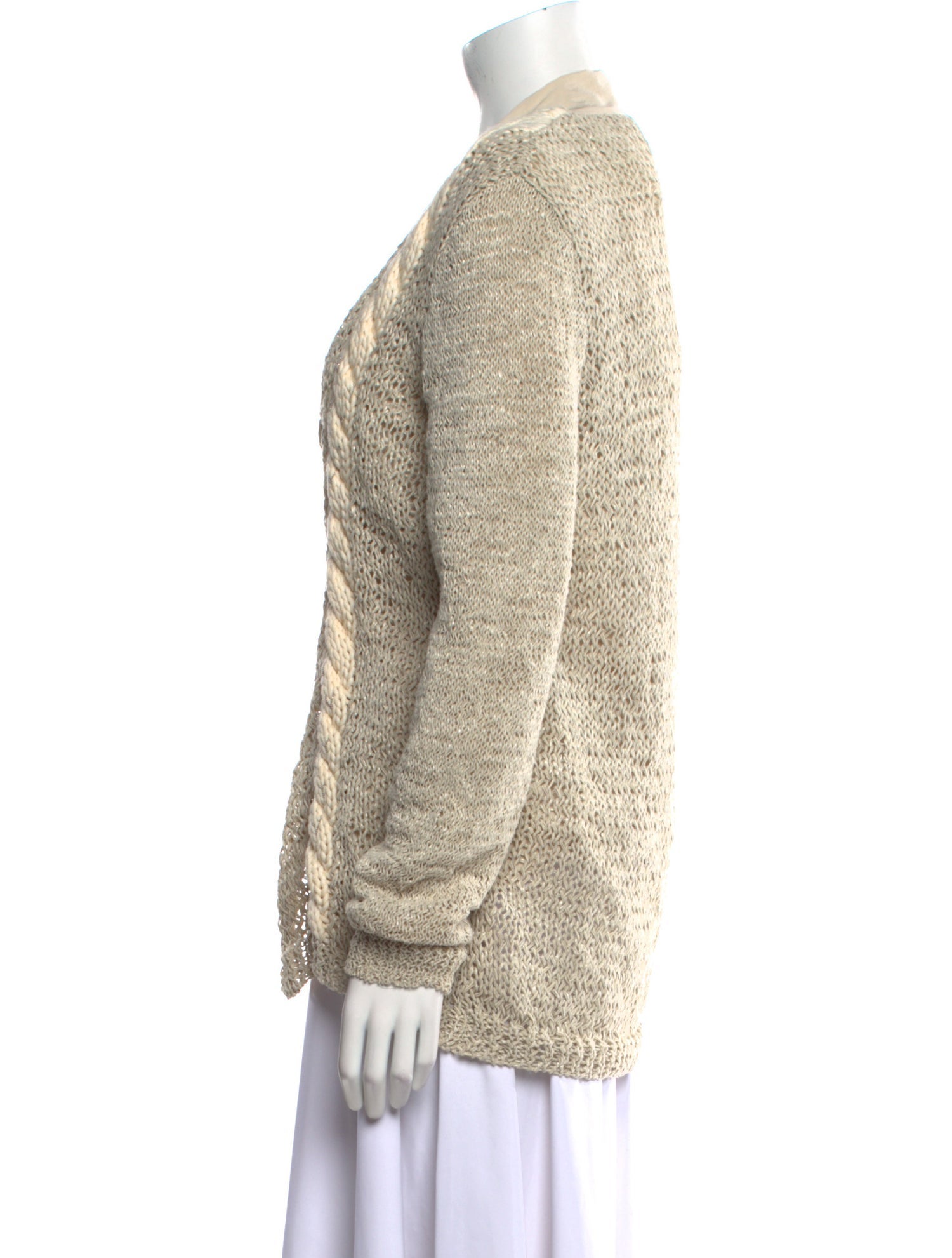 Brunello Cucinelli Open Front Sweater