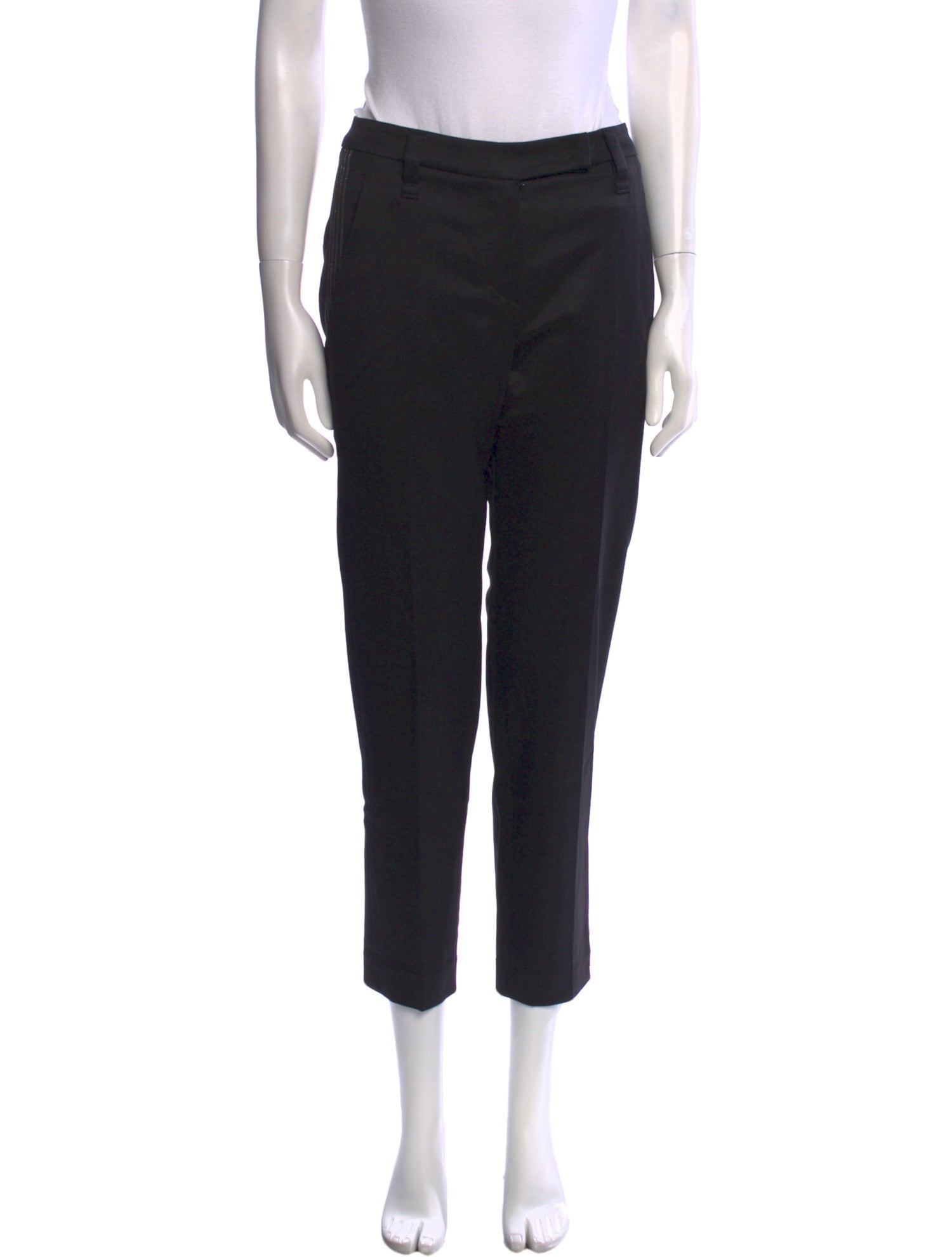 Brunello Cucinelli Virgin Wool Straight Leg Pants