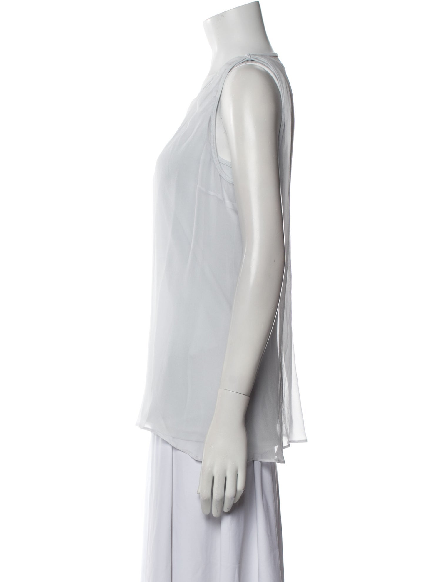 Brunello Cucinelli Silk Bateau Neckline Blouse