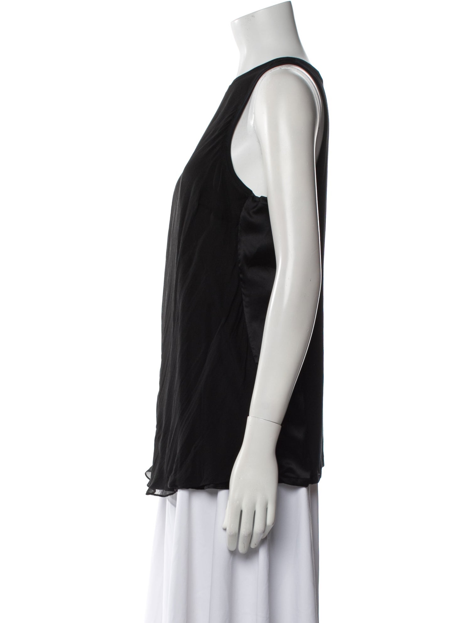 Brunello Cucinelli Crew Neck Sleeveless Top