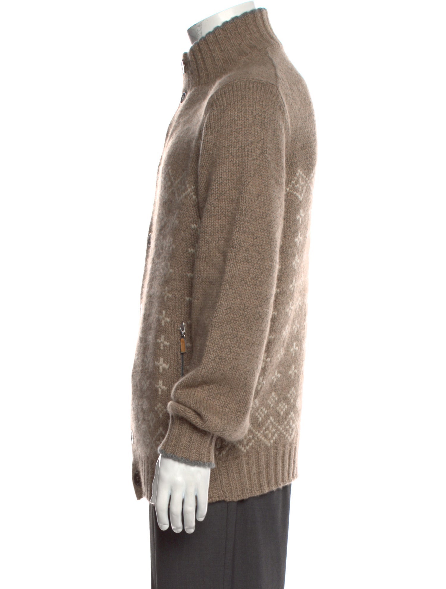 Brunello Cucinelli Cashmere Printed Cardigan