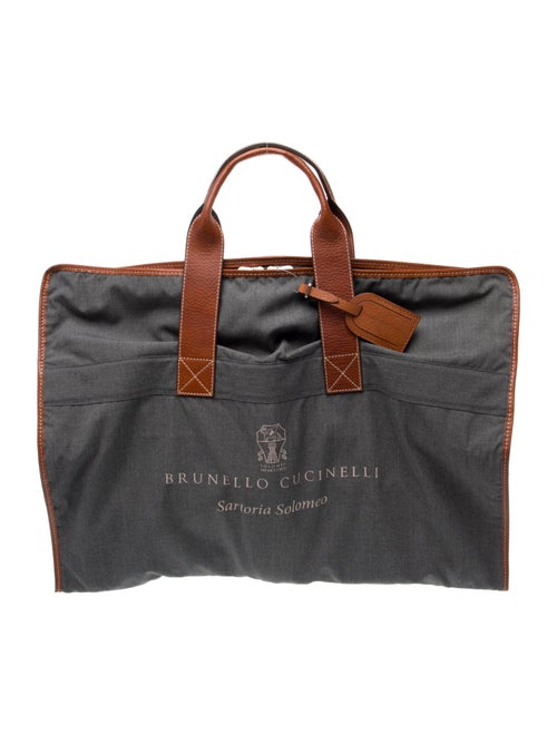 Brunello Cucinelli Canvas Weekender Bag