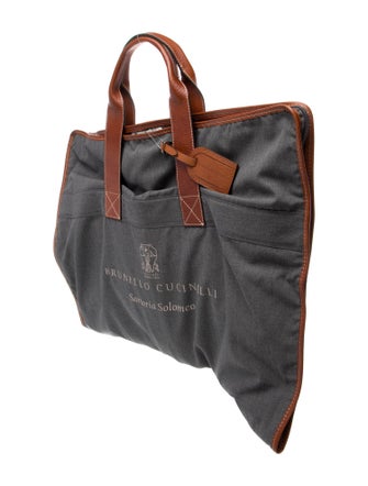 Brunello Cucinelli Canvas Weekender Bag