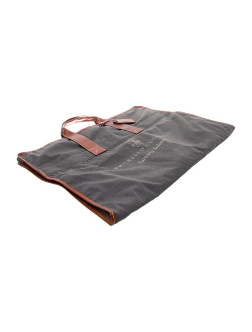 Brunello Cucinelli Canvas Weekender Bag