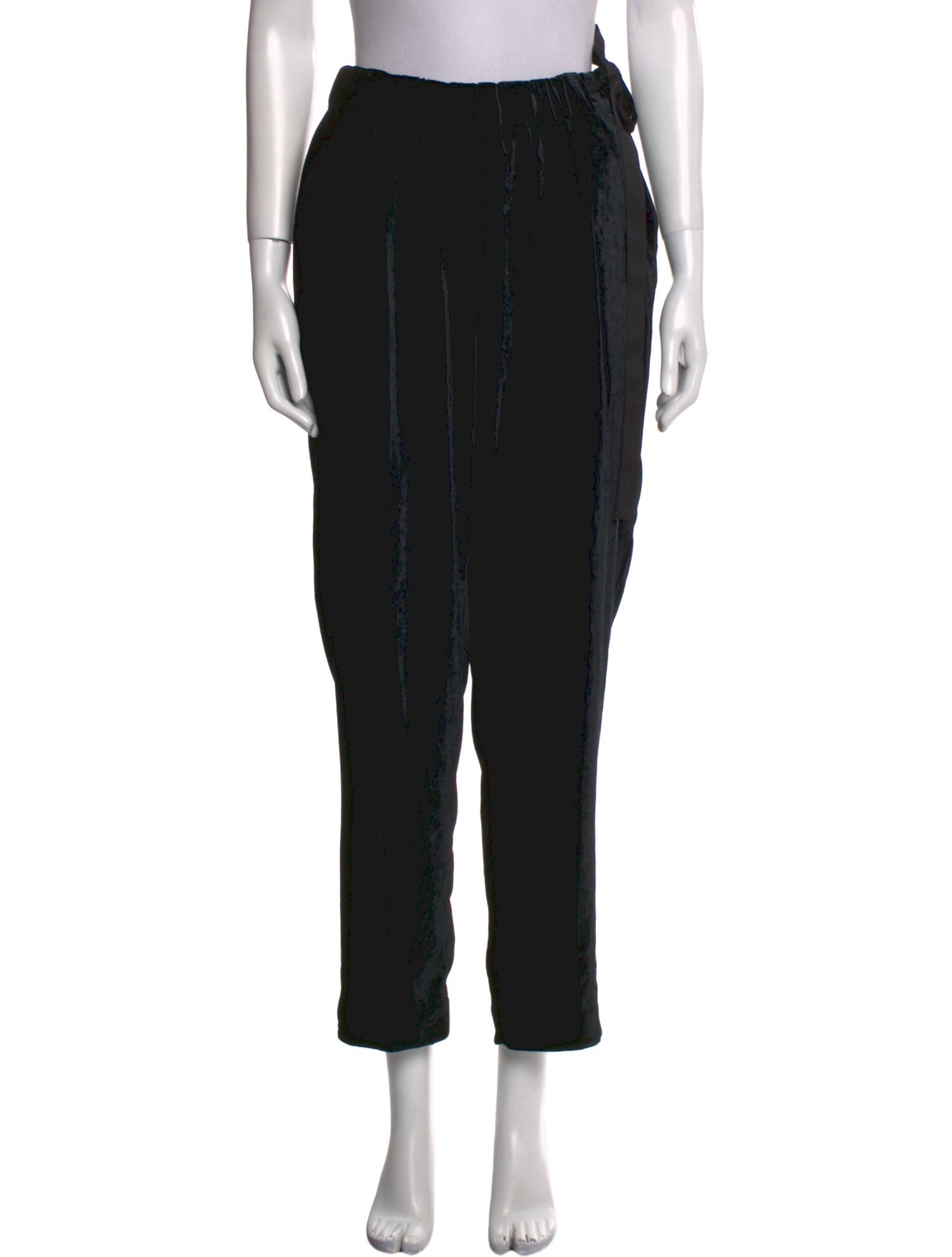 Brunello Cucinelli Silk Skinny Leg Pants