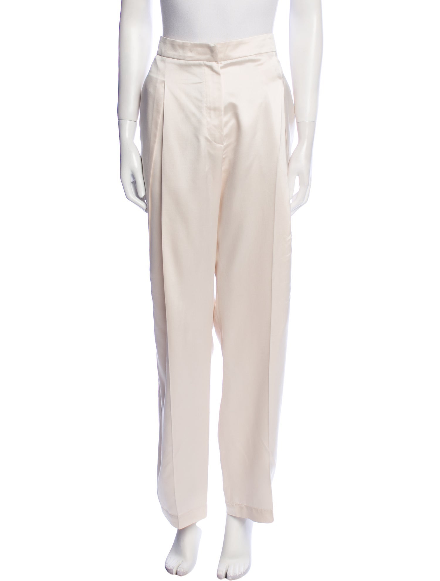 Brunello Cucinelli Silk Wide Leg Pants