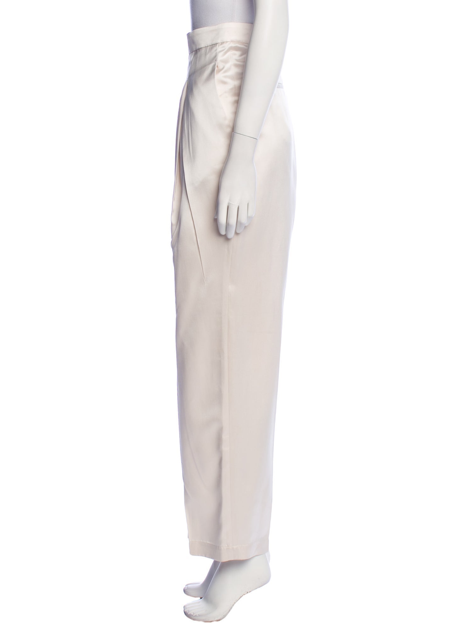 Brunello Cucinelli Silk Wide Leg Pants