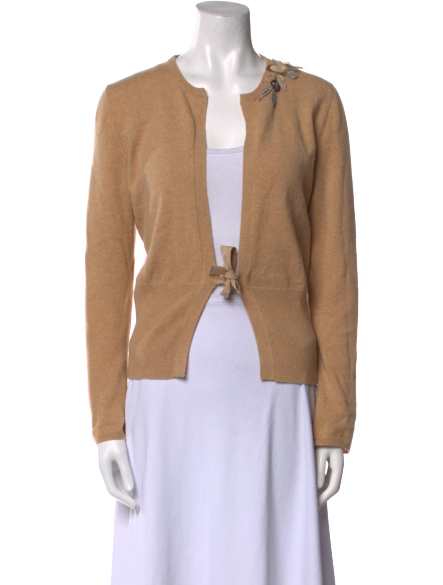 Brunello Cucinelli Cashmere Open Front Sweater