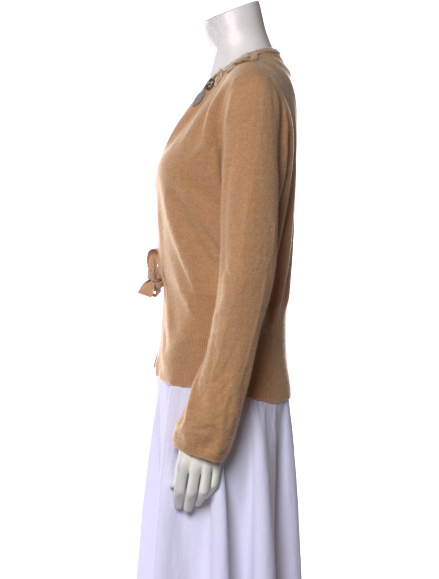 Brunello Cucinelli Cashmere Open Front Sweater
