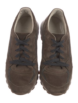 Brunello Cucinelli Monili Suede Sneakers