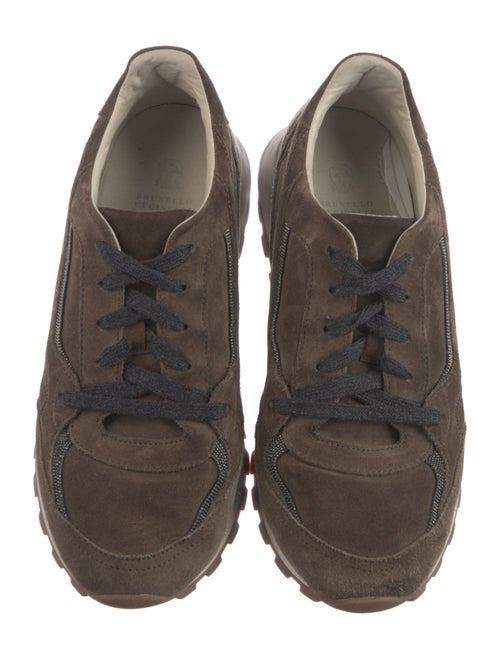 Brunello Cucinelli Monili Suede Sneakers