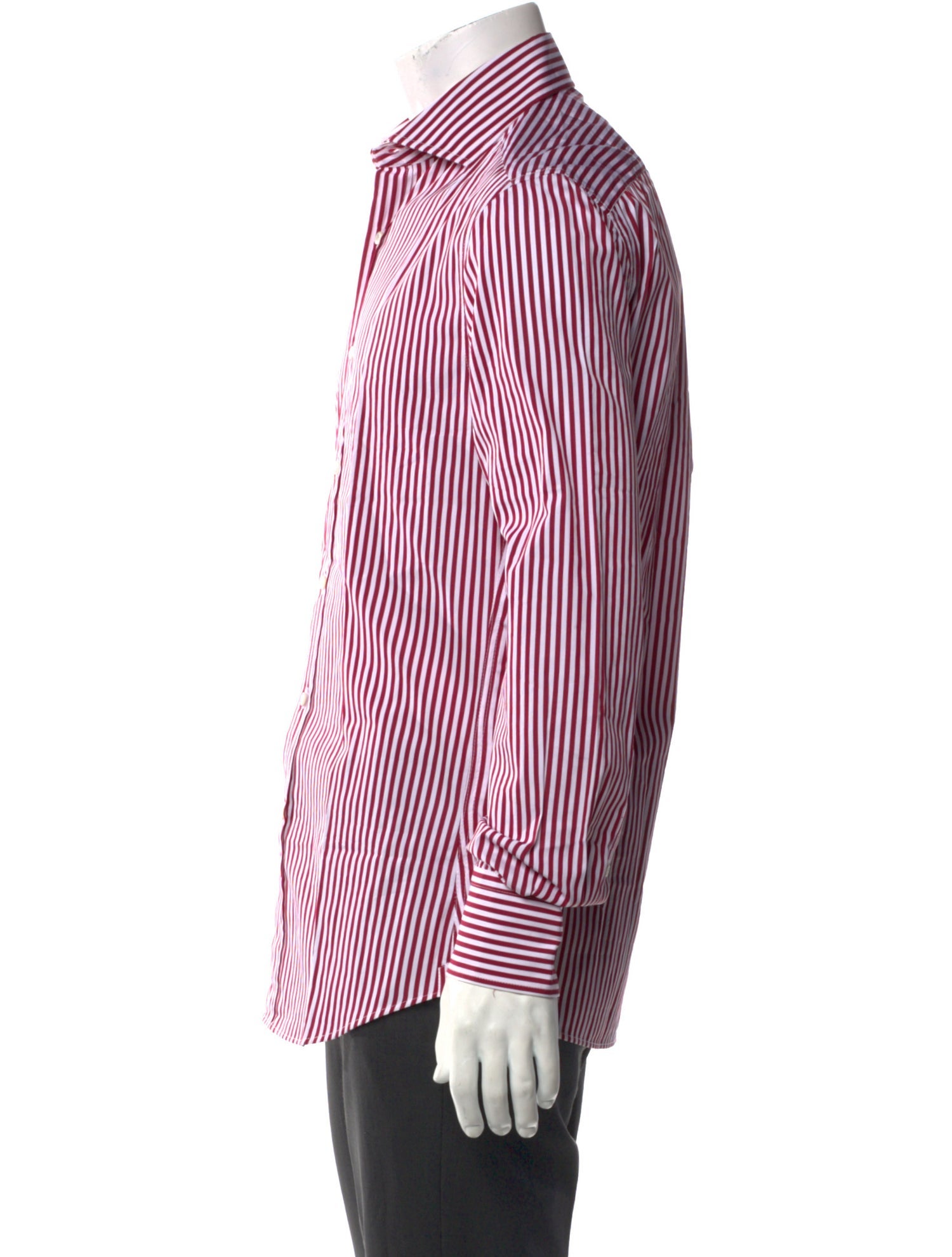 Brunello Cucinelli Striped Long Sleeve Shirt