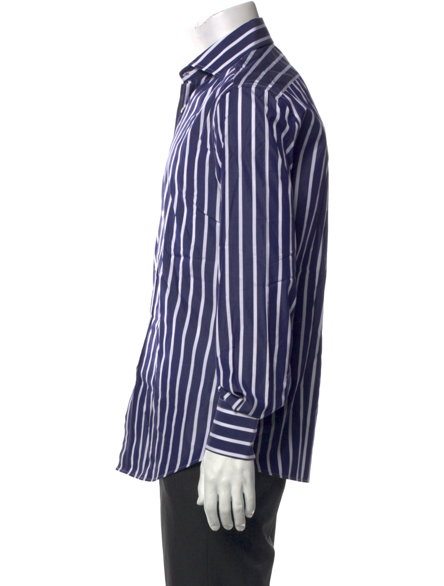 Brunello Cucinelli Striped Long Sleeve Shirt w/ Tags