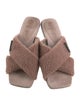 Brunello Cucinelli Monili Shearling Slides