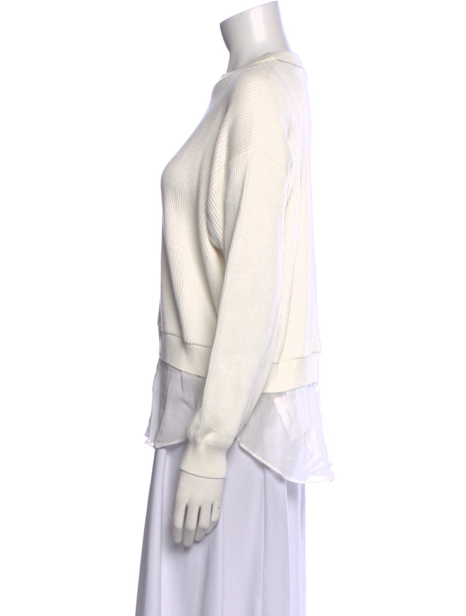 Brunello Cucinelli Crew Neck Long Sleeve Sweatshirt