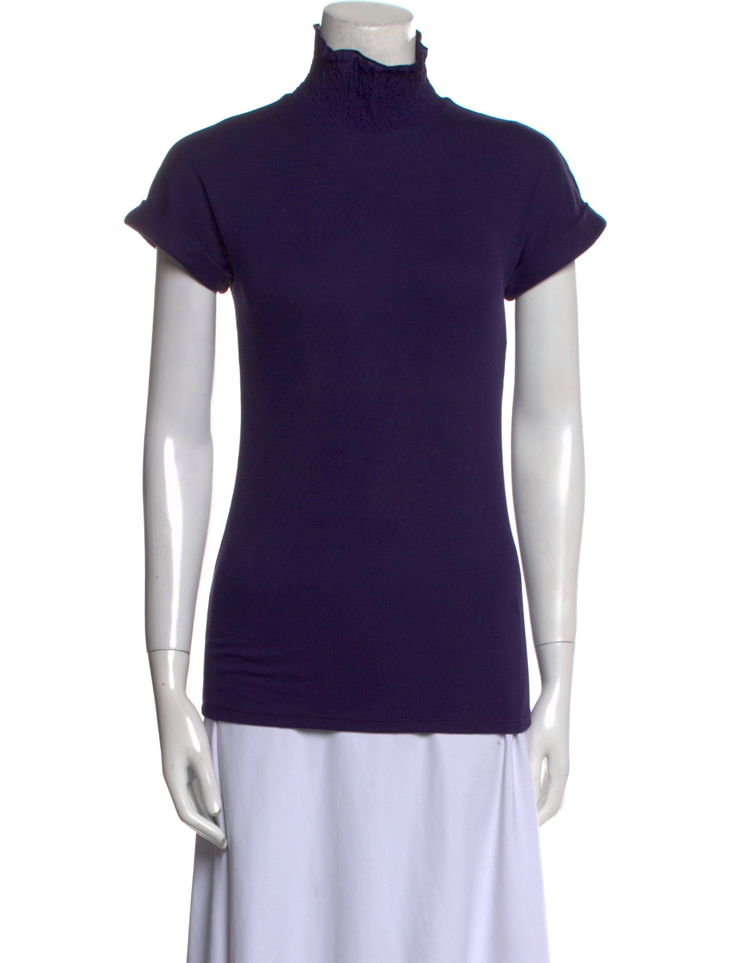 Brunello Cucinelli Silk Turtleneck Top