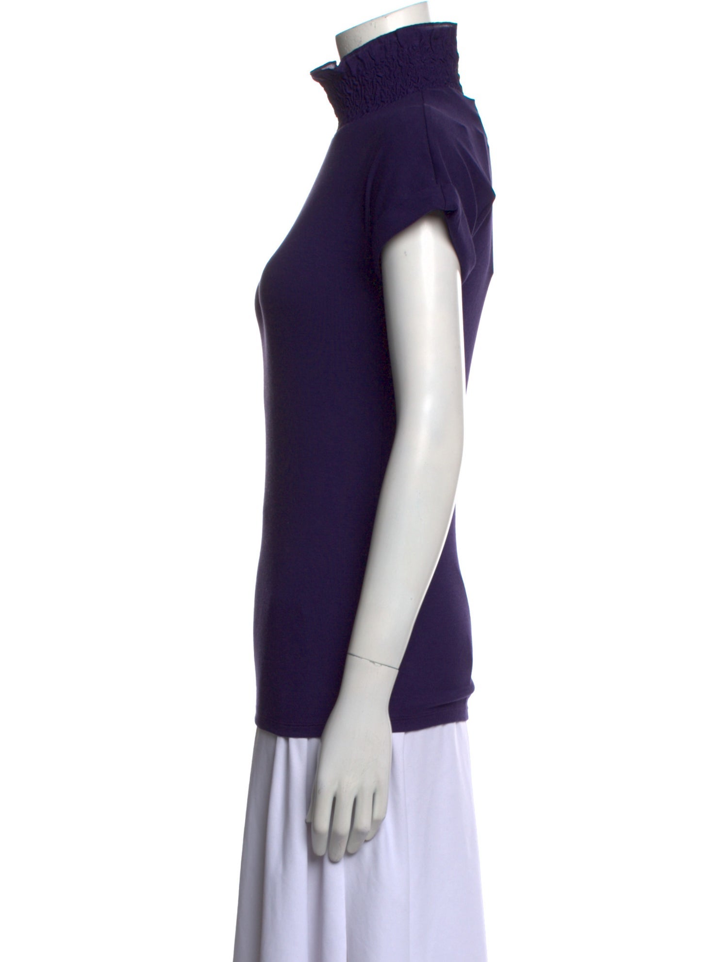 Brunello Cucinelli Silk Turtleneck Top