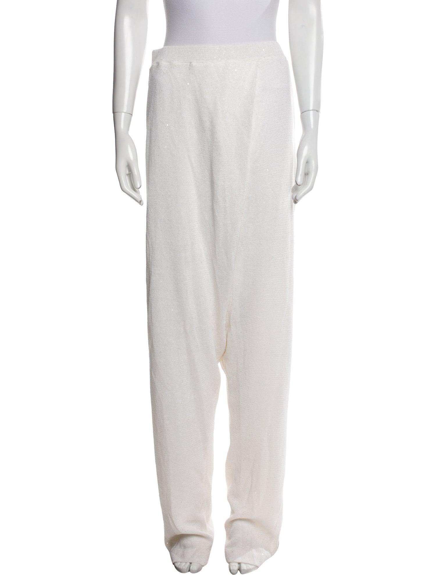 Brunello Cucinelli Linen Straight Leg Pants