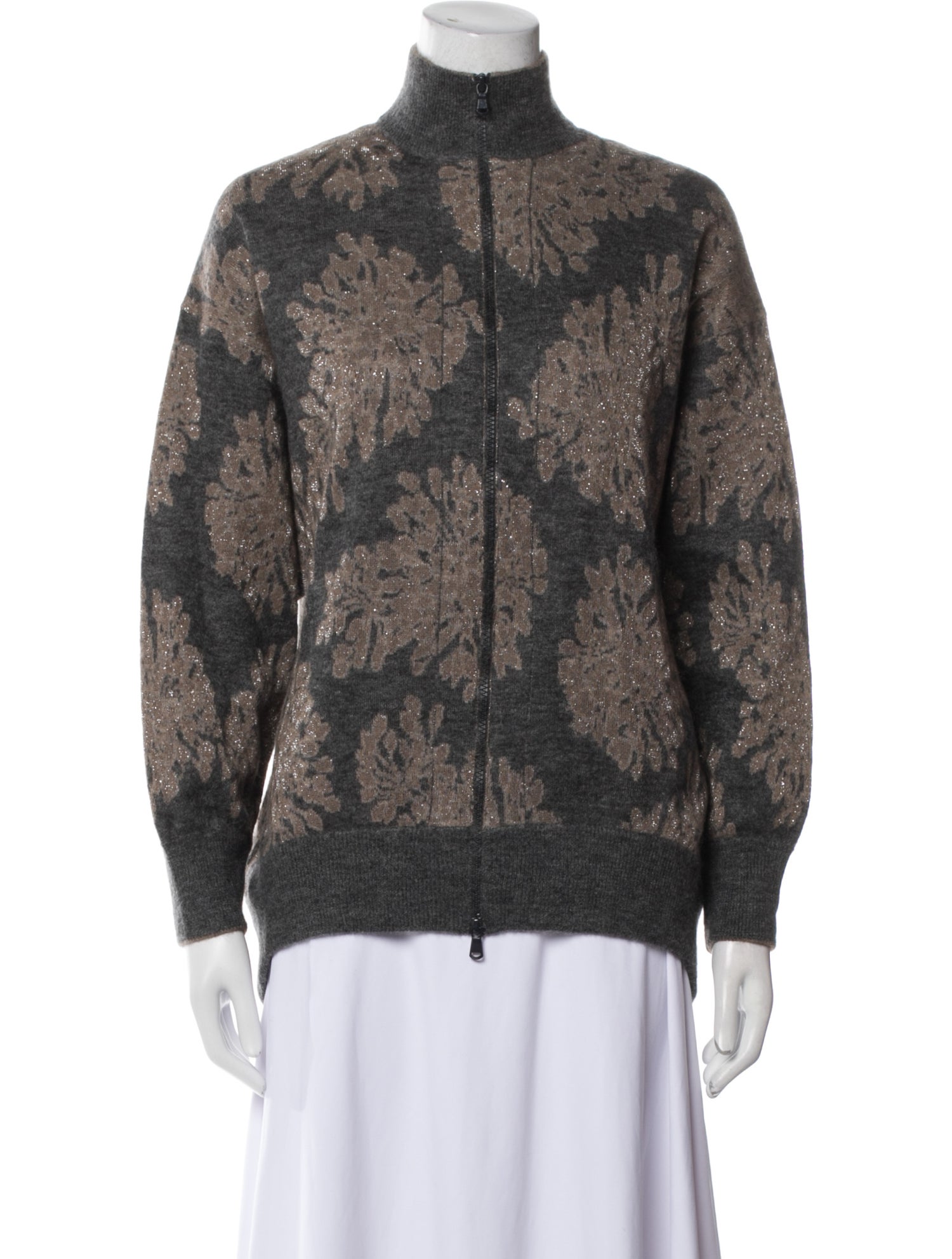 Brunello Cucinelli Mohair Printed Jacket