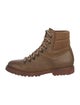Brunello Cucinelli Leather Hiking Boots