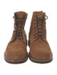 Brunello Cucinelli Suede Lace-Up Boots