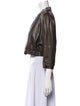 Brunello Cucinelli Leather Bomber Jacket