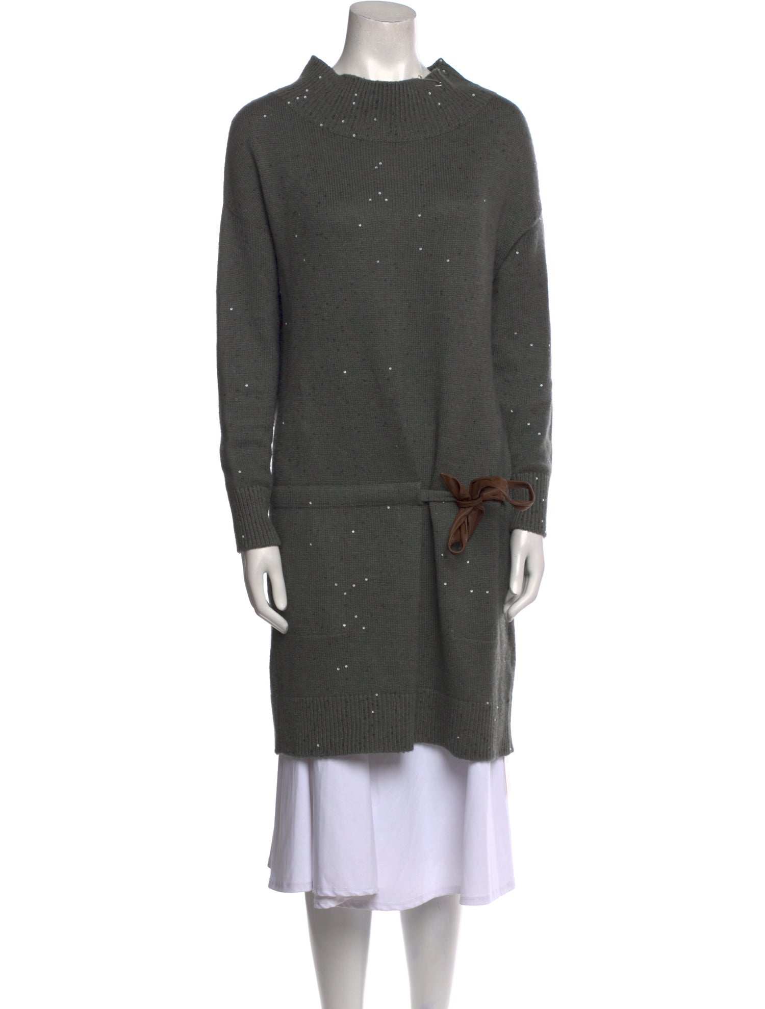 Brunello Cucinelli Cashmere Mock Neck Sweater w/ Tags