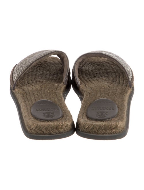 Brunello Cucinelli Monili Suede Espadrilles