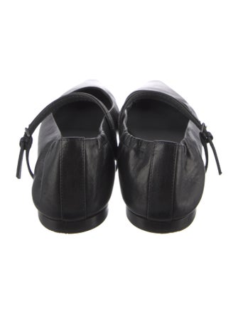 Brunello Cucinelli Leather Mary Jane Flats