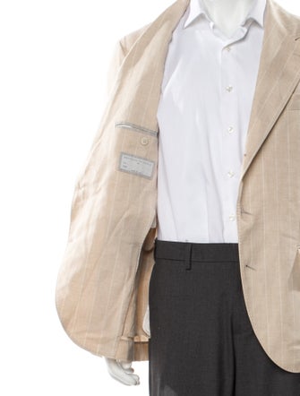Brunello Cucinelli Linen Striped Blazer