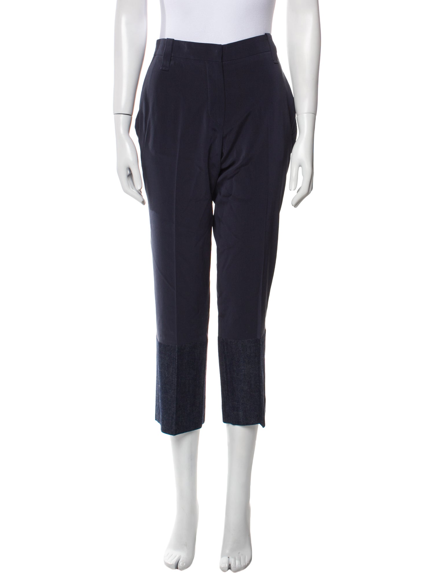 Brunello Cucinelli Silk Straight Leg Pants w/ Tags