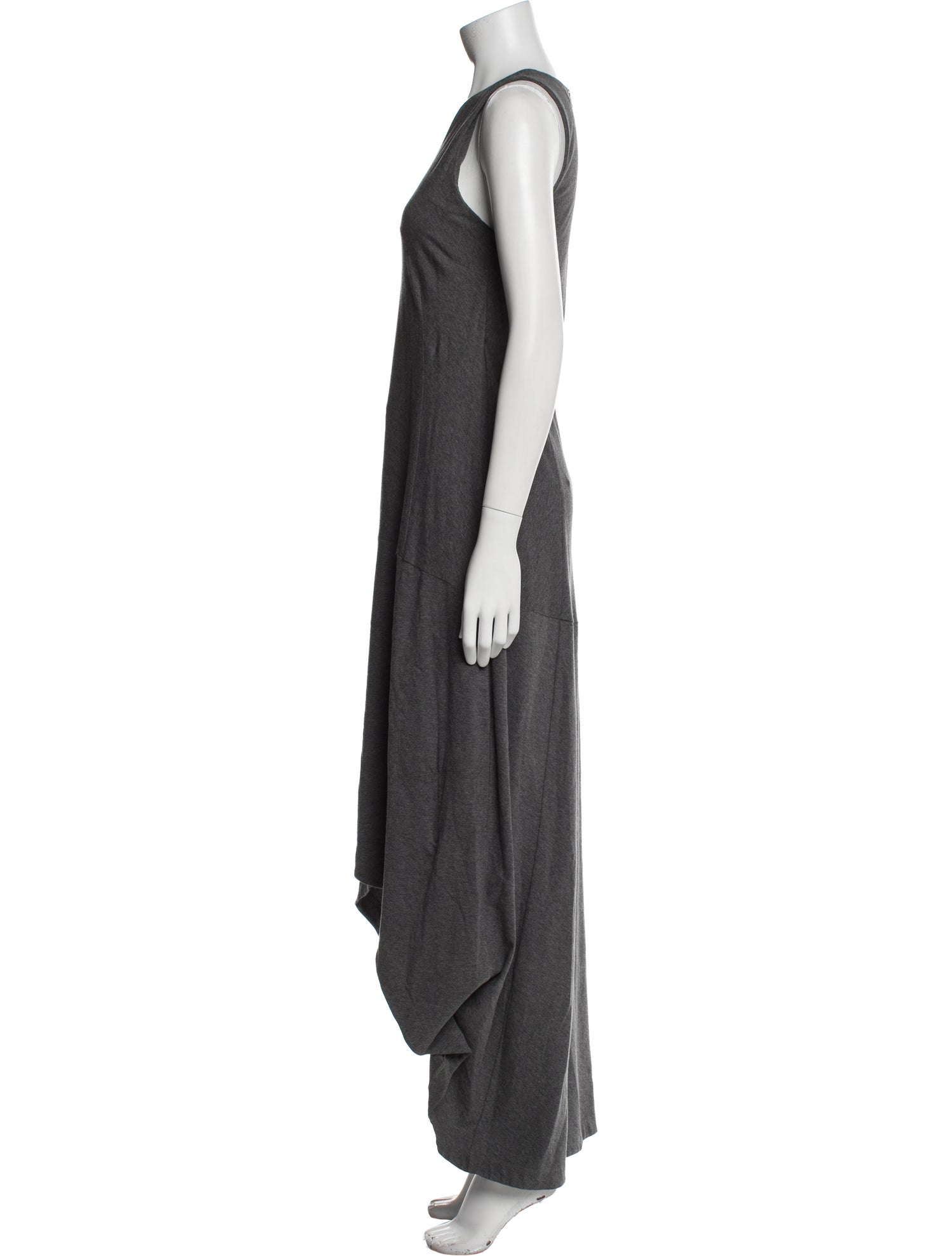 Brunello Cucinelli Crew Neck Long Dress